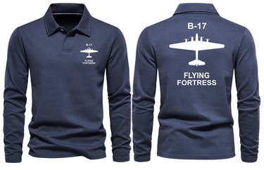 BOEING 17 LONG SLEEVE POLO